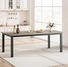 78.7 Industrial Dining Table for 6-8 People,Large Rectangular Wood Kitchen Table