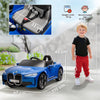 BMW i4 Licensed 12V Kids Electric Ride-On Car w/ Remote Control - Blue