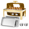 Chafing Dishes Buffet Sets Pans Stainless Steel Food Warmer 6.3qt/8.4qt