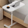 Over Bed Table Height Adjustable Mobile Hospital Overbed Aid Chair Laptop Tray