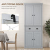 Tall Kitchen Cupboard, Kitchen Pantry Cabinet with Drawer, Shelves