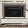 Floating TV Stand Cabinet for 70 Inch TVs High Gloss Wall Mounted TV Unit 160cm