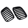 For X4 G02 X3 G01 18-21 Front Kidney Grille Grill Gloss Black Single Slats