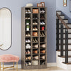 Tribesigns 30-Pair Shoe Cabinet for Entryway Wood Shoe Storage Organizer 10-Tier