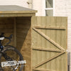 6x3 WOODEN GARDEN BIKE STORE OUTDOOR PENT BICYCLE SHED TOOL WALLSTORE STORAGE