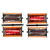 2X1000W Car Infrared Paint Heating Heater Lamp Spray/Baking Workshop Curing Lamp