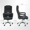 Vinsetto Office Chair for Desk, with Height Adjustable, Wheels, Black