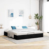 Ottoman Bed Frame without Mattress Black Super King Fabric