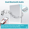 LED Bathroom Mirror Cabinet 500x700 Demister Shaver Socket with Bluetooth Option