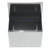 Large 64 Ltr Galvanised Metal Bin Livestock Animal Food Feed Storage Grains Box