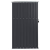 Garden Tool Shed Outdoor Storage House Cabinet Anthracite Galvanised Steel