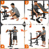 600lbs Weight Bench Adjustable Bench Press Set with Squat Rack Olympic Workout