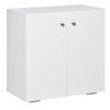 Storage Cabinet w/ Shelves and Door Wooden Sideboard Freestanding Cupboard