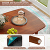 Rectangular Kitchen Table 110cm Wooden Dining Table for 2-4 People