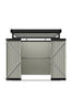 Garden Shed 6.6x8.5FT Metal Pent Roof Outdoor Storage House for Tool Bike