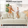 Modern 2/3 Seater Corduroy Sofa Bed with 2 Bolster Home Room Recliner Couch Sofa