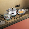 12-Pcs Stainless Steel Cookware Set – Induction Compatible Pots & Pan