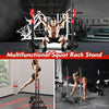 Adjustable Barbell Rack Squat Stand Pair Weight Lifting Bench Press Home Gym UK