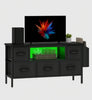 VASAGLE TV Stand Cabinet Storage Table TV Console Unit with Shelves Living Room