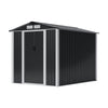 Metal Garden Shed 6 x 8ft Outdoor Storage House Waterproof Sheds Lockable Doors