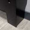 RADIATOR COVER Wall Cabinet MDF Wood Black Horizontal Line Grill Shelf Cabinet