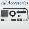 Black Bathroom Thermostatic Exposed Shower Mixer Twin head Large Square Bar Set