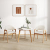 COSTWAY Modern Dining Chair Set of 2 Kitchen Chair w/Padded Seat