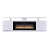 179cm TV Stand Cabinet High Gloss Electric Fireplace Unit With LED 12 Colour