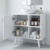 Under Sink Cabinet Bathroom Basin Unit Cupboard Storage Furniture & Shelf Rvigqa