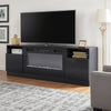 36" LED Fireplace Media Wall Fire & 70" TV Stand Freestanding Electric Heater