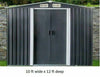 Metal Garden Shed 6 X 4, 8 X 4, 8 X 6, 10 X 8 Garden Storage WITH FREE BASE New