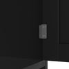 Tall Pantry Cabinet Kitchen Cupboard w/ Storage, Adjustable Shelves, Black