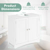 Modern Sink Organizer Storage Cabinet Under Sink Cabinet-White