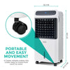 Portable Air Cooler 12L Humidifier Evaporative Cool Fan 80w 3 Speed Swing Timer