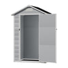 Plastic Outdoor Garden Shed Utility Tools Storage House W/ Window Ventilation UK