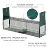 2-Door Humane Live Trap for Small Animals, Animal Trap for Rat Mise Mink