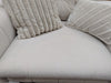 Sofology The Oscar Ecru Mix Super Matt Velvet & Gold Loveseat Armchair RRP £1199