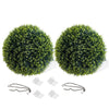 2Pcs Artificial Plant Topiary Ball,63CM Hanging Cedar Grass Ball for Garden