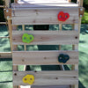 Garden Wooden Outdoor Playset Swing Set with Slide, Climbing Ladder, Telescope