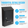 Post Box Parcel Box Combo | Lockable | Outdoor Letter & Package Storage