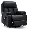 CHESTER DUAL MOTOR RISER ELECTRIC LEATHER RECLINER ARMCHAIR HEATED MASSAGE CHAIR