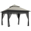 3x3(m) Easy Pop Up Gazebo with 1-Button Push and Mosquito Netting