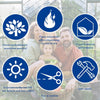 4mm Clear Twinwall Greenhouse Polycarbonate Sheet | 1220mm x 610mm (48" x 24")
