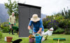Metal Steel Garden Shed, Outdoor Bike Storage House, Utility Tool Storage