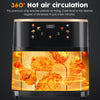 Air Fryer 10L with Easy-View Window, Touch Controls, Nonstick, 6 Function