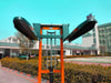 Adjustable Manual Straddle Stacker 1T 2.5M (Wide Leg Hydraulic Fork Lift)