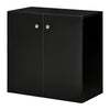 Storage Cabinet w/ Shelves and Door Wooden Sideboard Freestanding Cupboard