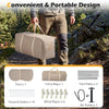 Inflatable Camping Tent for 4-6 People Portable Blow up Tent Pump Doors Outdoor