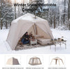 Inflatable Tents Blow Up Tent Waterproof Air Glamping 4 - 6 Person w/Pump
