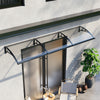 Door Canopy Window Awning Rain Shelter Front Back Porch Outdoor Patio Roof Cover